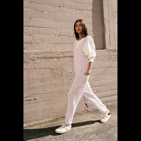 Free People Beach Hailee Sweater Jumper – Lilac – Style #63108625 Size Medium - Picture 7 of 9